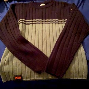 Like new sweater half grey half black